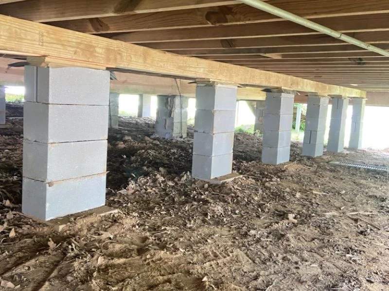 Pier and Beam or Block and Base Foundation Repair in Surf City, NC