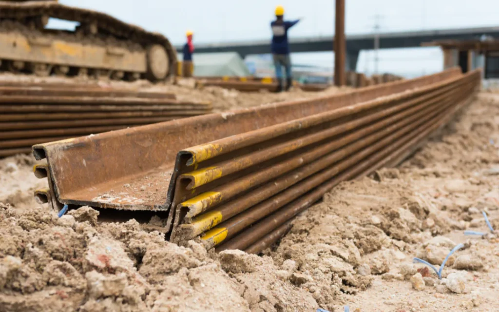 Pressed Steel Pilings in Surf City, NC