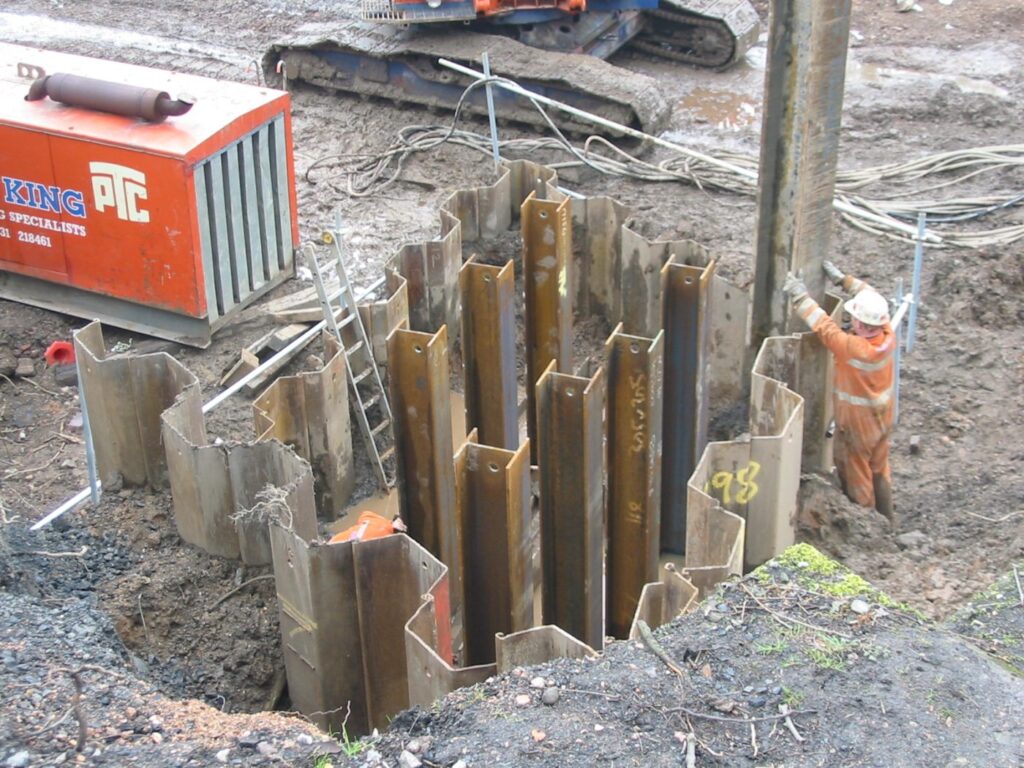 Pressed Steel Pilings in Surf City, NC