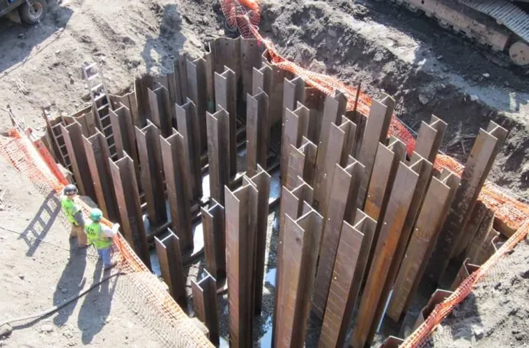 Pressed Steel Pilings in Surf City, NC